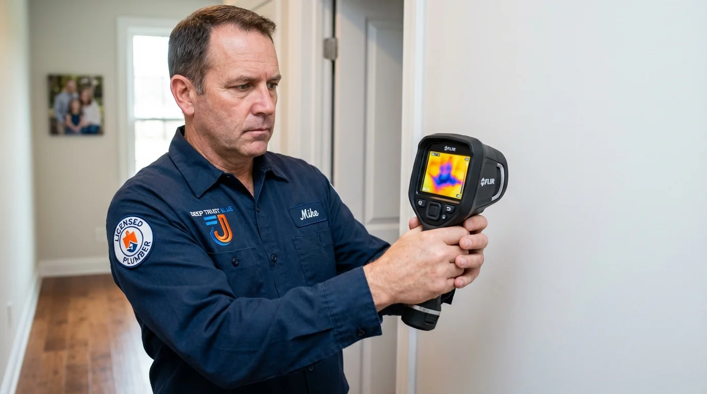 Thermal imaging leak detection by Johns Plumbing LLC in Middleport
